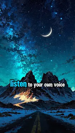 Listen to yourself 