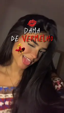Dama de vermelho 💃