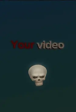 Skull face templat