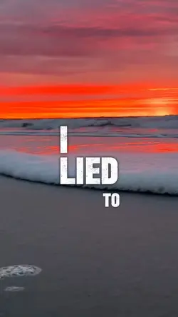 I lied to you 