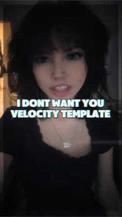 I don’t want you