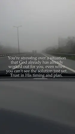 Trust in his timin