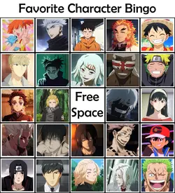 Character Bingo