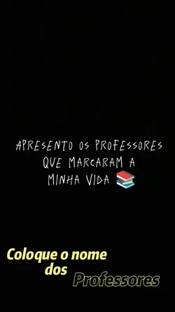meus professores fav