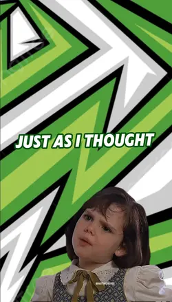 Just as I thought 