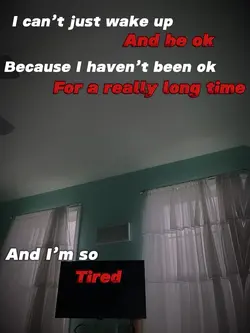 I’m so tired 