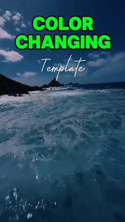 Color changing templ