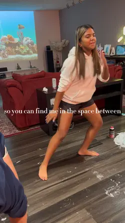 In the space betwee
