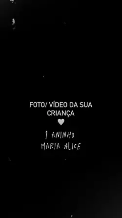 Aniversário/ 1 ano