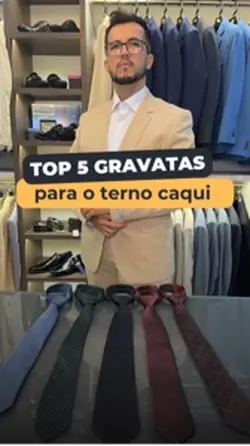 5 modelos de gravata
