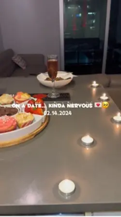 Date night at home.