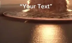Flash tsunami