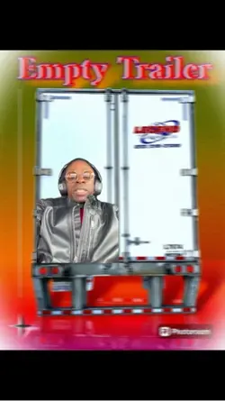 Empty trailer