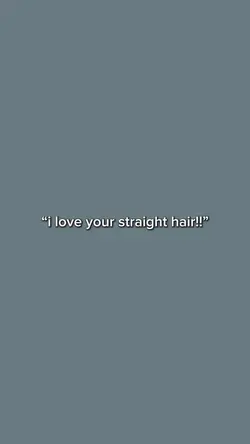 straight hair?