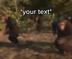 Monkey dancing