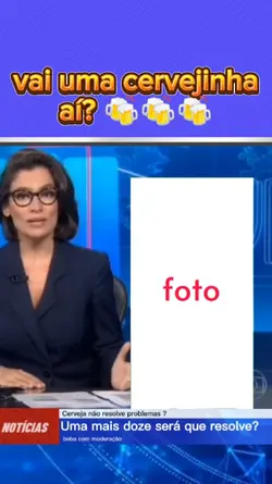 uma cerveja não dar