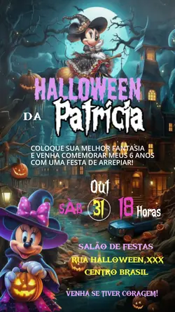Convite - Halloween