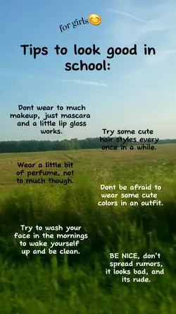 Tips for school