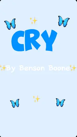 🦋Cry:  Benson Boone🦋