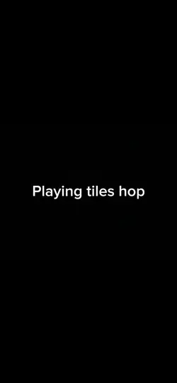 Playing tiles hop