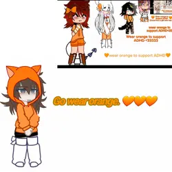 Wear orange.