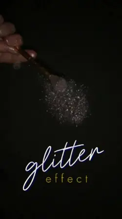 Glitter effect 