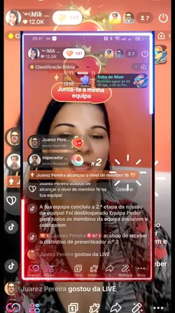 subida de nível 16