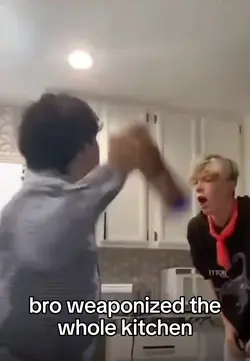 kitchen fight meme