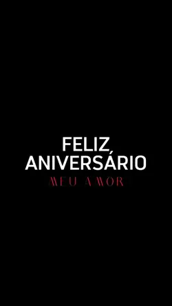 FELIZ ANIVERSÁRIO