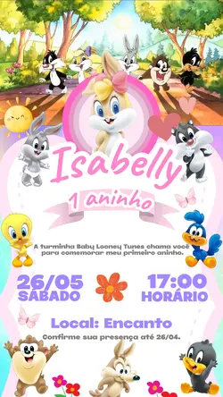 Baby looney menina 💗