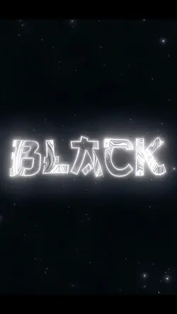 Everything all black