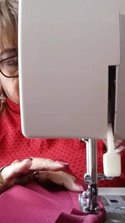 Hemming a Gown 