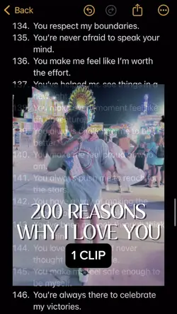 200 reasons why ily