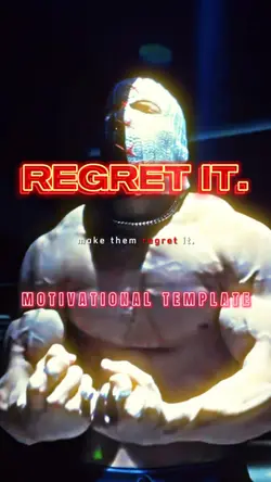 REGRET IT.