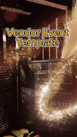 Vendor Event Templat