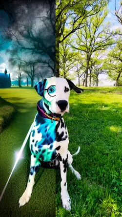 Harry Potter as dog