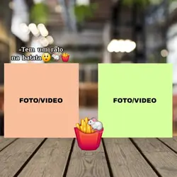 tem um rato na batat