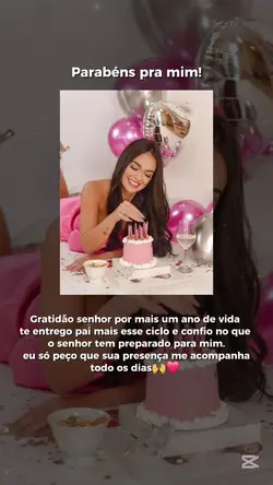 Parabéns pra mim