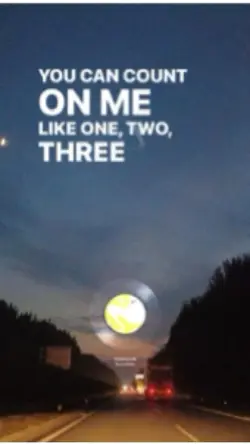 Count on me lyrics
