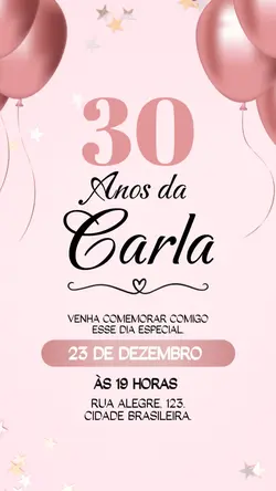 CONVITE ANIVERSÁRIO 