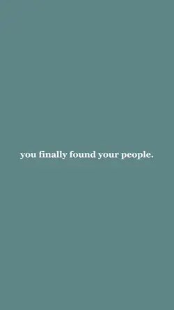 found your people