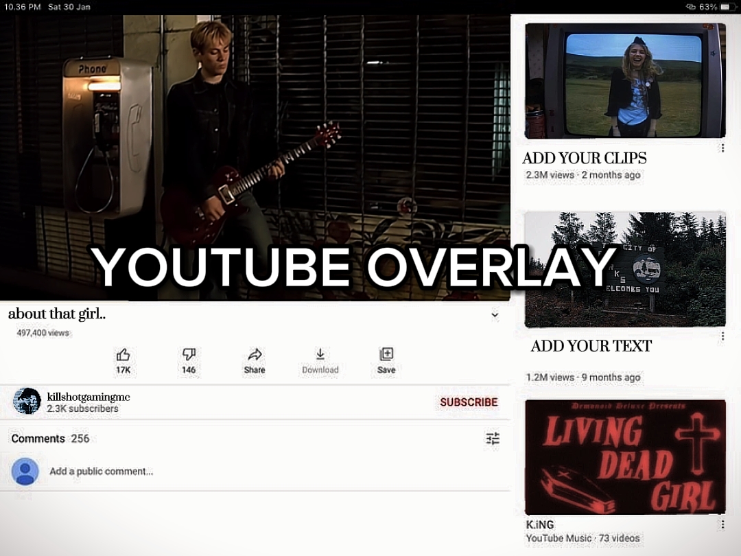 capcut template cover