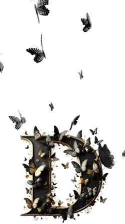Letter-D Butterfly