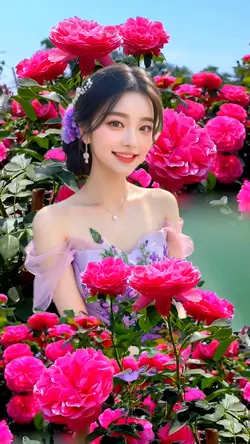 Amid the flowers