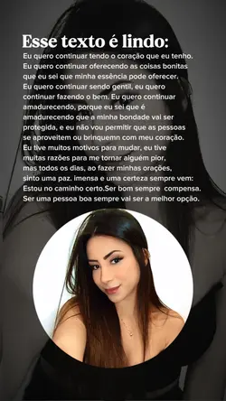 Esse texto é lindo