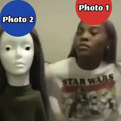 Smacking mannequin