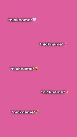 nicknames>>>