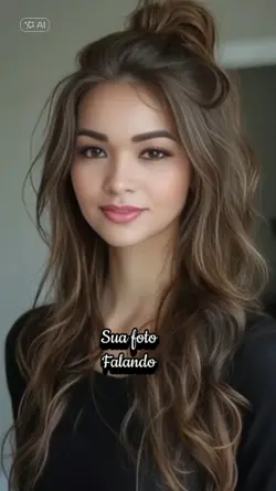 Sua foto falando 