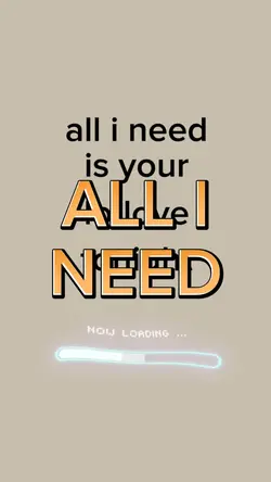 all i need