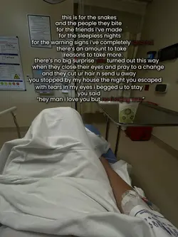 back in the hospital